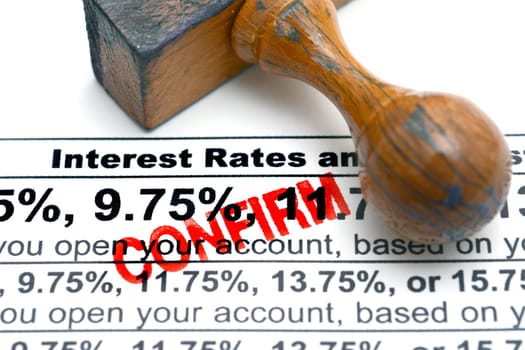 Interest rates confirm