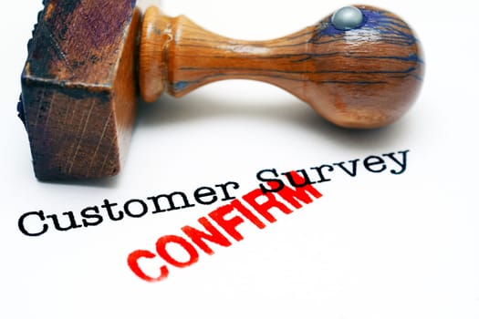 Customer survey confirm