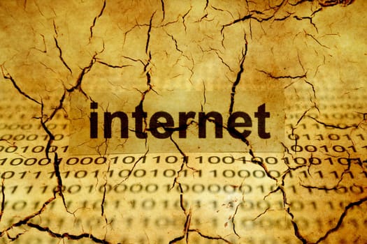 Cracked Internet concept