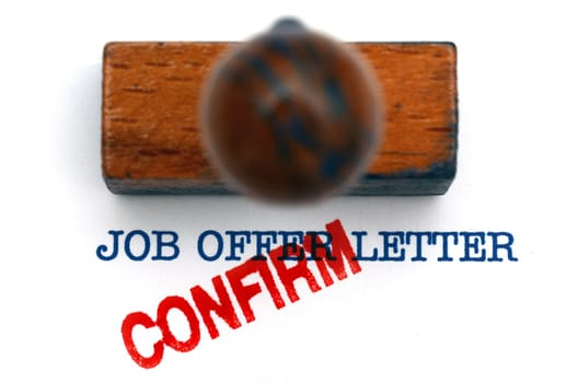 Job offer letter confirm