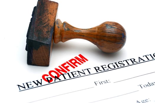 Patient registration confirm