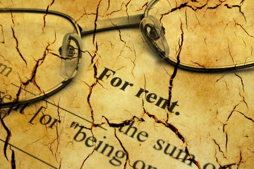 For rent cracked form