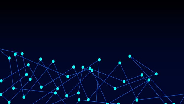 Abstract connection dots. Digital illustration backdrop. Network connection