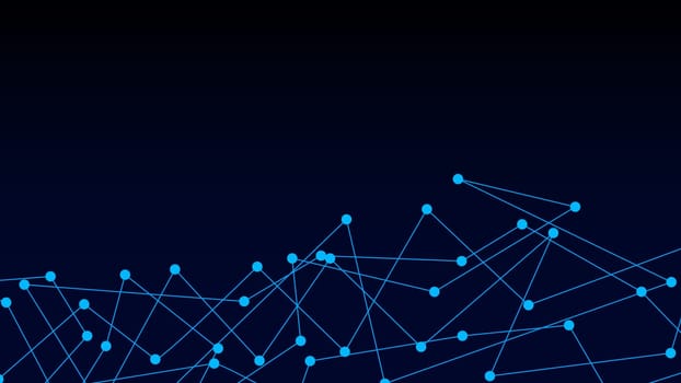 Abstract connection dots. Digital illustration backdrop. Network connection