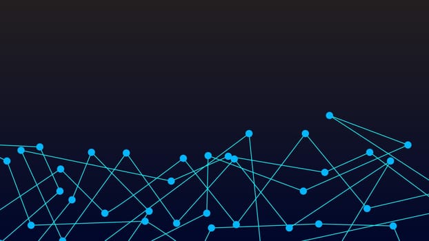 Abstract connection dots. Digital illustration backdrop. Network connection
