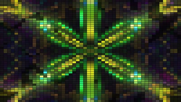 Beautiful mosaic with square particles, this is computer generated abstract digital technology background, 3d rendering backdrop