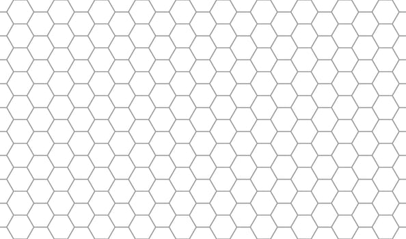 Simple honeycomb background texture black and white
