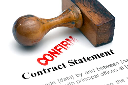 Contract statement