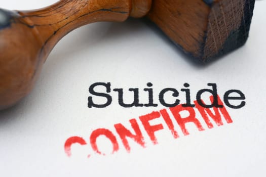 Suicide confirm