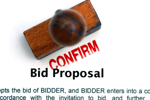Bid proposal form