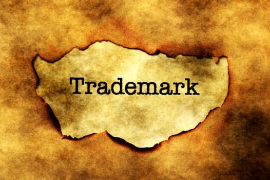 Trademark grunge  concept
