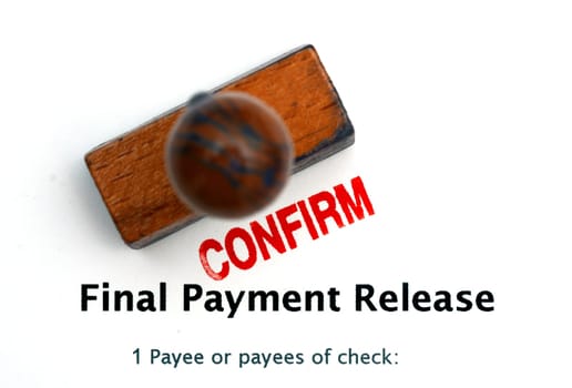 Payment confirm