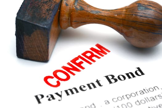 Payment bond - confirm