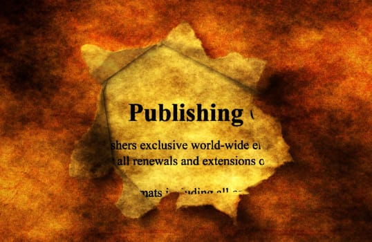 Publishing text on paperhole
