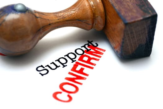 Support confirm