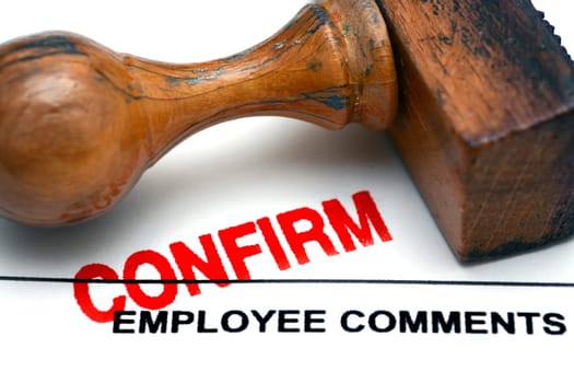Employee comment confirm
