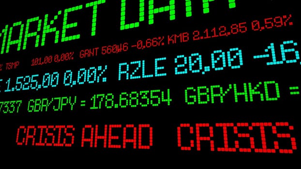 Stock ticker crisis ahead