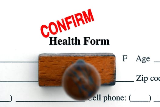 Health form confirm