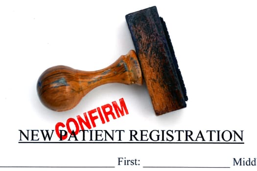 Patient registration form