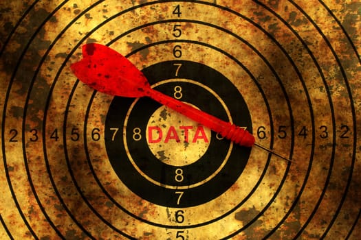 Dart on grunge data target