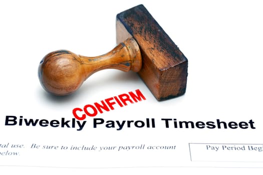 Payroll timesheet