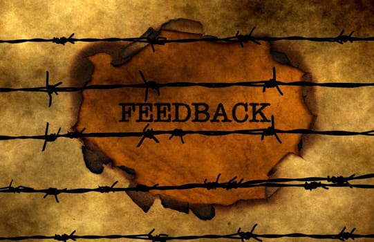 Feedback concept against barbwire