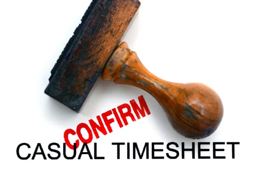 Timesheet confirm