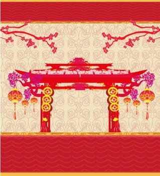 Mid-Autumn Festival for Chinese New Year card