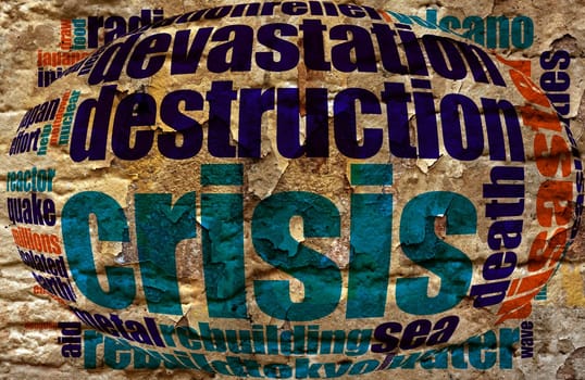 Crisis word cloud