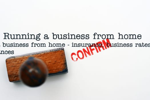 Running a business from home