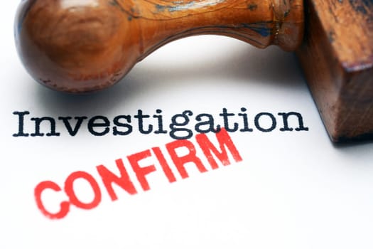 Investigation - confirm