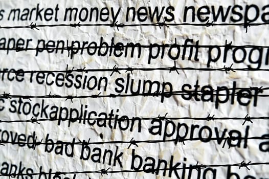 Recession concept