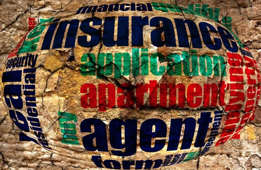 Insurance word cloud