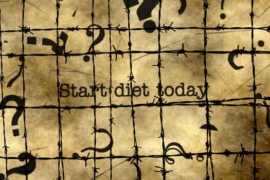Start diet today