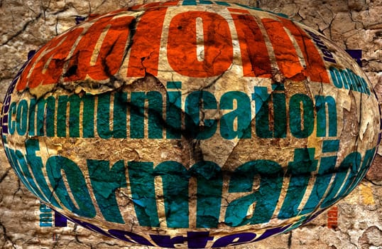 Media communication word cloud