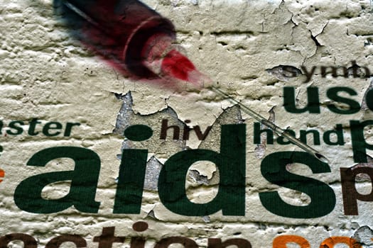 HIV- AIDS concept