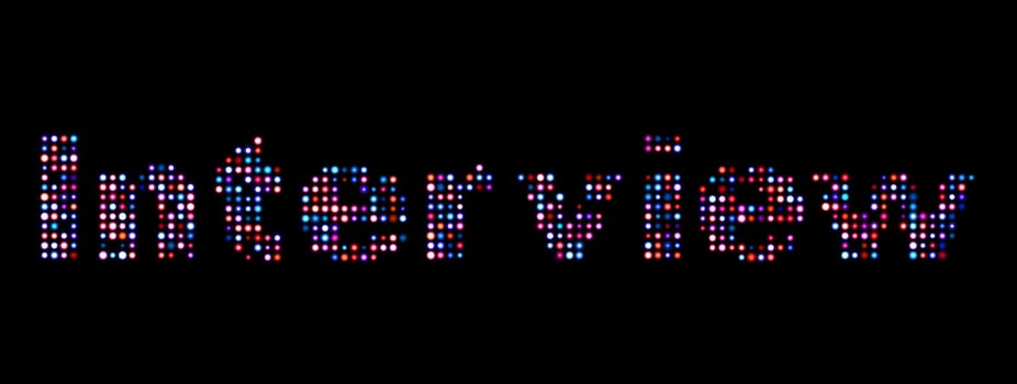 Interview led text