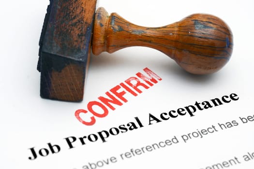 Job proposal - confirm