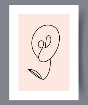 Scandinavian abstract vector print set. Minimalistic abstract wall art background for print. Scandinavian vector style.