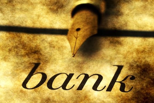 Bank and pen