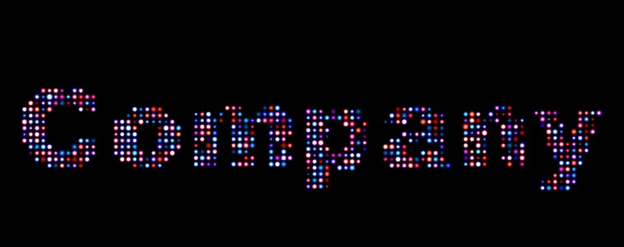 Company led text