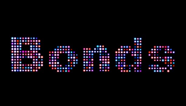 Bonds led text