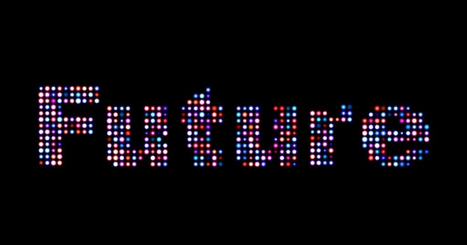 Future led text