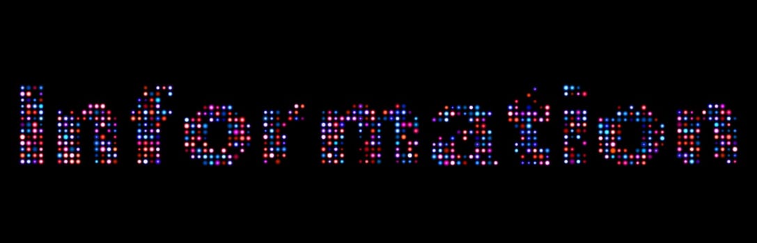 Information led text