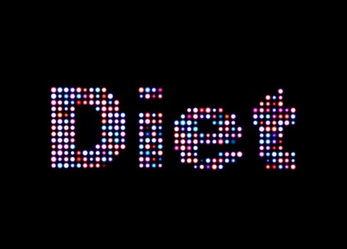 Diet led text