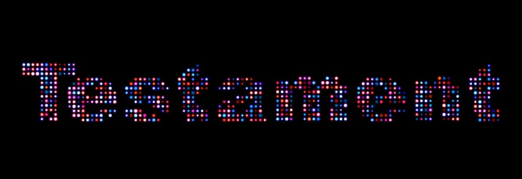 testament led text