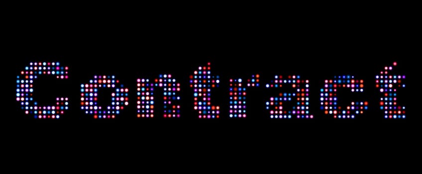 Contract led text
