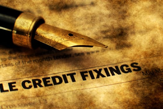 Credit and pen