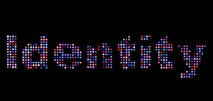Identity  led text