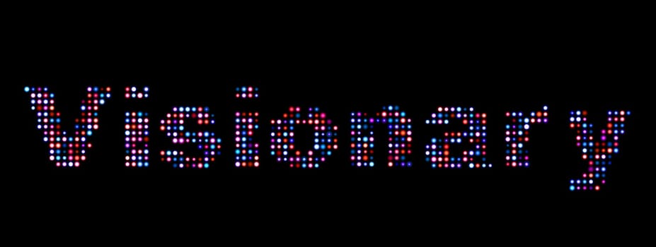 Visionary led text